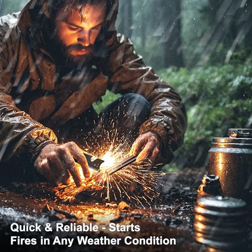 Ferro-Rod-for-Campfires-4-Inch-Flint-Fire-Starter-3rd-Generation-Fire-Starters-for-Hiking-Survival-Flint-and-Steel-Survival-Igniter-with-Paracord-and-Emergency-Whistle