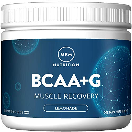 Image of MRM BCAA + G Powder - Ultimate Recovery Drink - For Women & Men - Formula with Branched-Chain Amino Acids & Glutamine, Supports Muscle Recovery, Vegan, Keto, Gluten-Free - 27 Servings, Lemonade Flavor