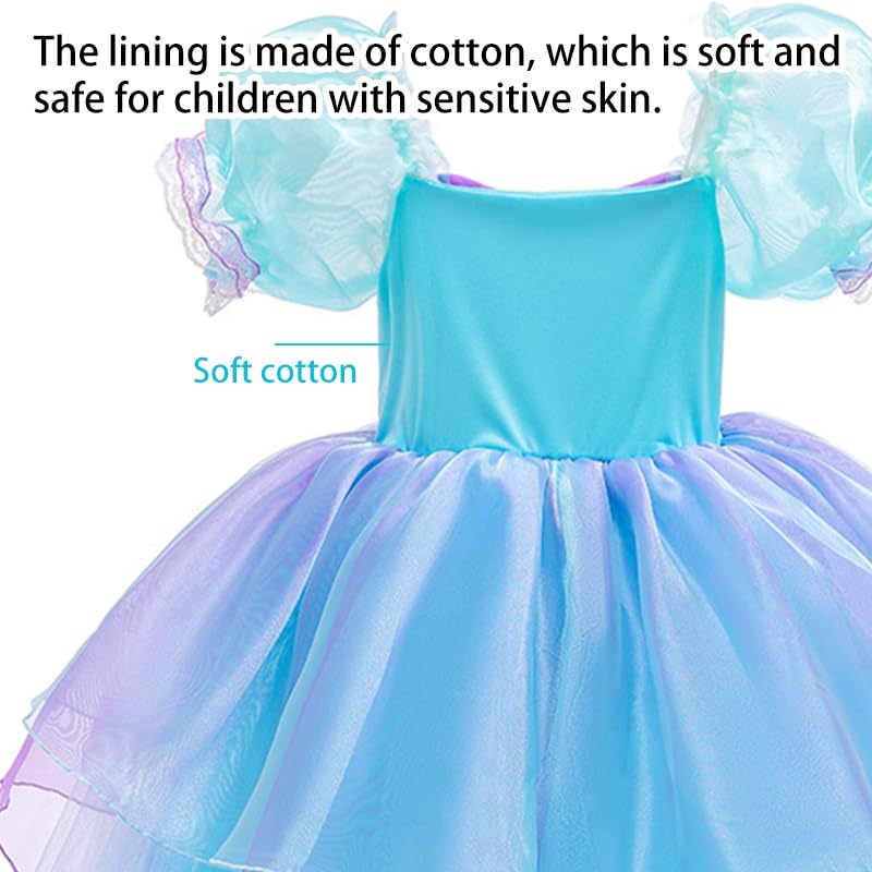 Amazon.co.jp: プリンセス ドレス アリエルドレス 女の子 リトル