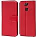 Produktbild Verco Xperia XA2 Hülle, Handyhülle für Sony Xperia XA2 Tasche PU Leder Flip Case Brieftasche - Rot