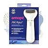 Amope Pedi Perfect Electric Callus Remover Foot File w/ Diamond Crystals, Pedicure Tool for Feet, Removes Hard & Dead Skin, Feet Scrubber & Buffer, Splashproof, w/ Extra Coarse Roller Head, 1 Count