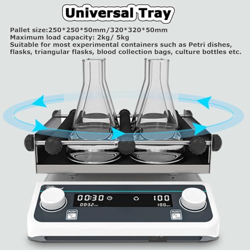 Agitateur orbital à oscillation horizontale 20pro avec affichage LED - 8