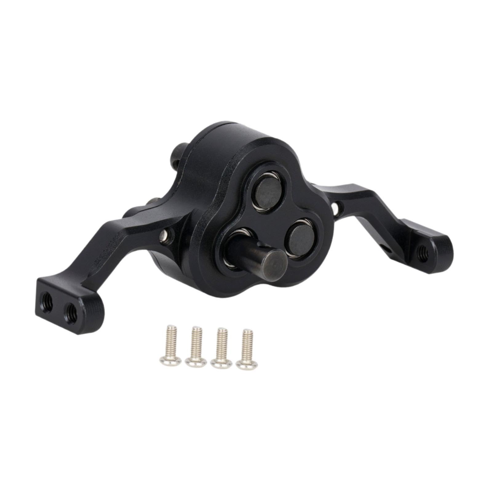 Colcolo Caja de Transferencia RC 1:10, cojinete de Soporte Ajustable, Caja de Cambios de transmisión, Repuesto para Modelo de Coche y camión RC, Accesorio de, Negro