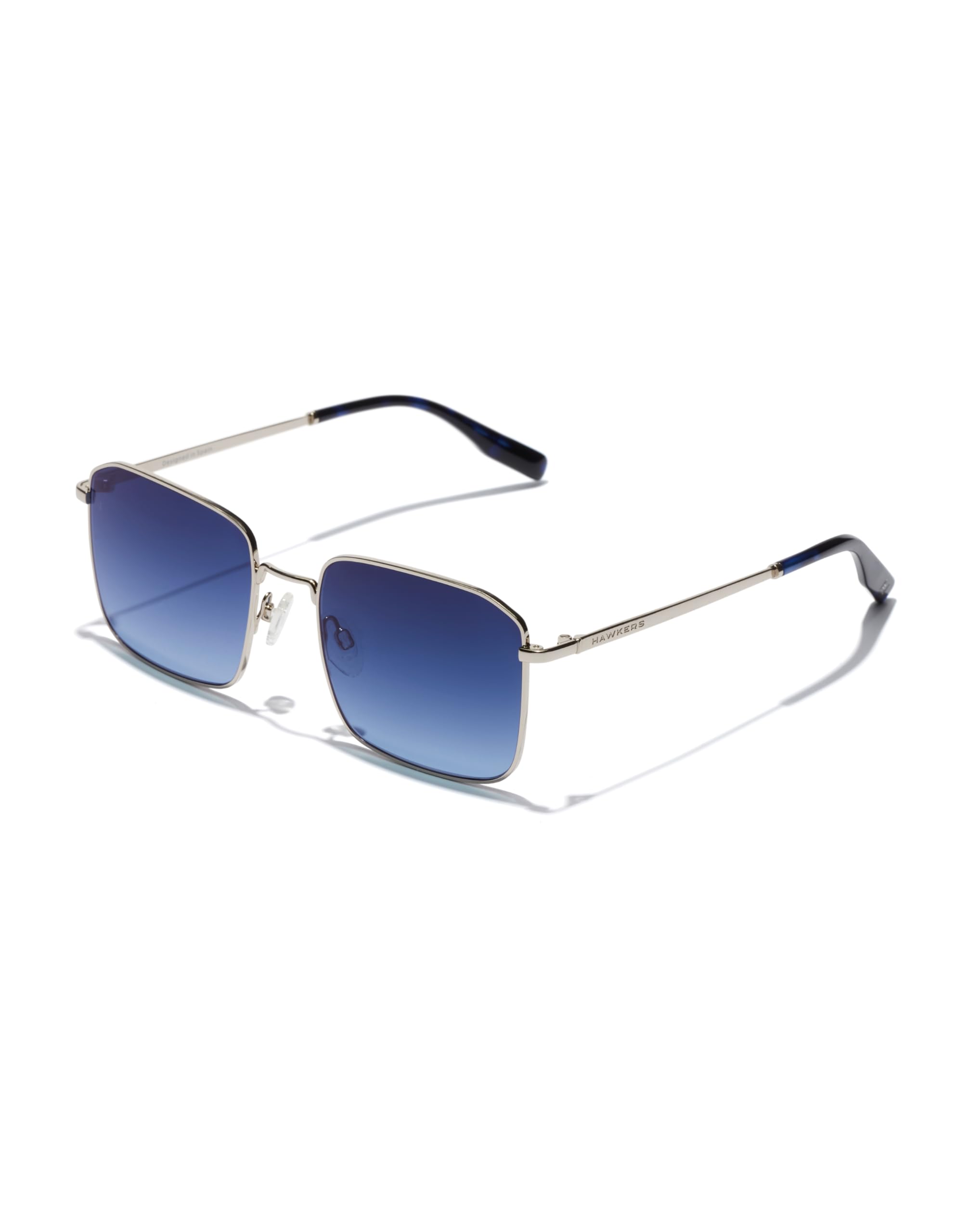 HAWKERS Sunglasses IRIS for men and women, Silver Blue Denim