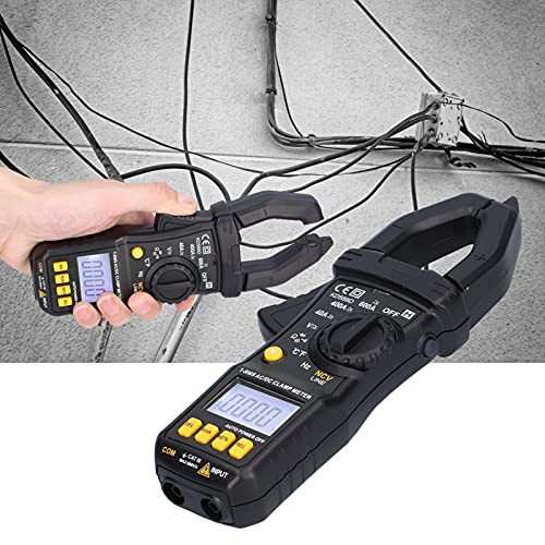 Pinza amperimétrica digital EVTSCAN KD588D con retención de datos, protección contra sobrecarga y medición True RMS de corriente AC/DC miniatura 4