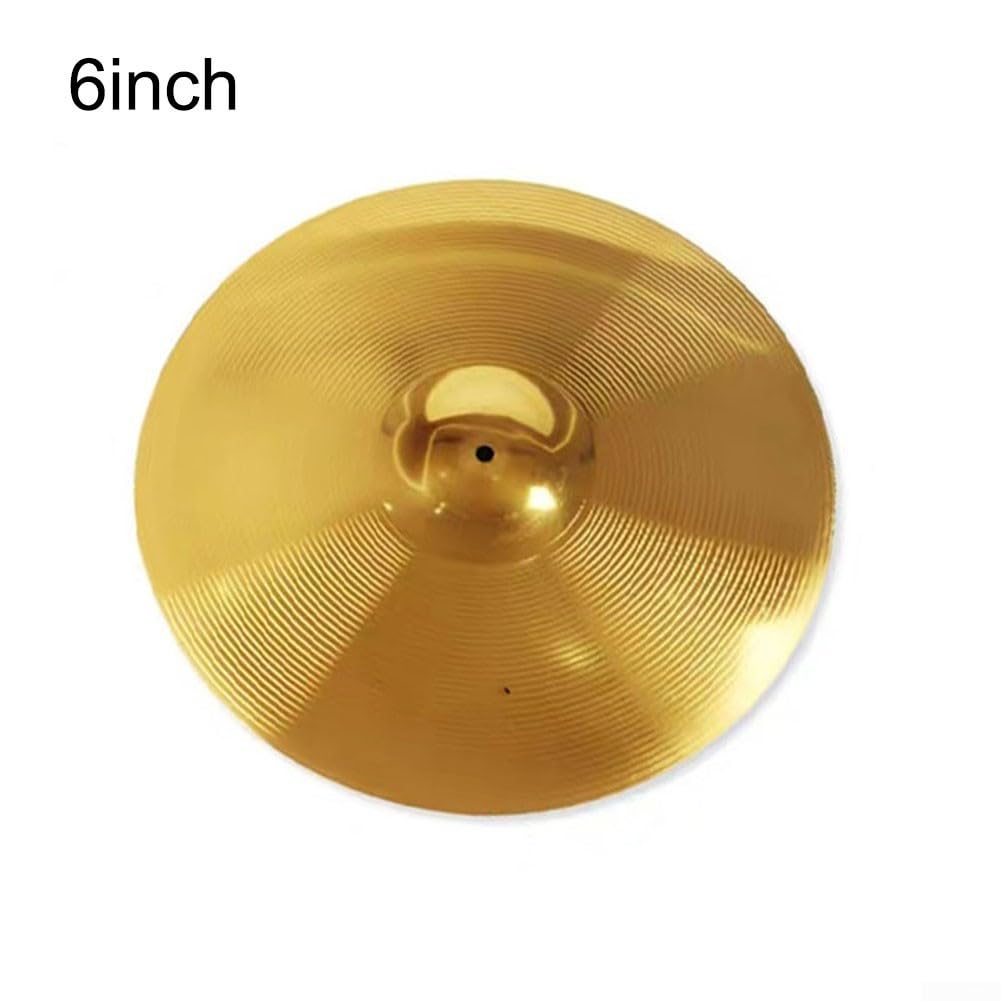 Cymbales en laiton pour percussion Splash Crash - Ton vibrant - 15,2 cm