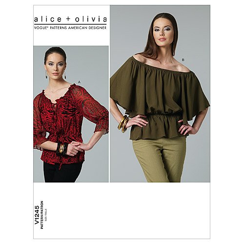 Top Jeune Femme Vogue Patterns modèle Y coupe moderne multi-tailles XSM à Med