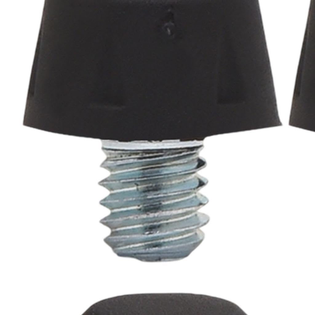 12 tacchetti per scarpe da calcio, per allenamento e competizioni, colore nero, 8 mm e 11 mm