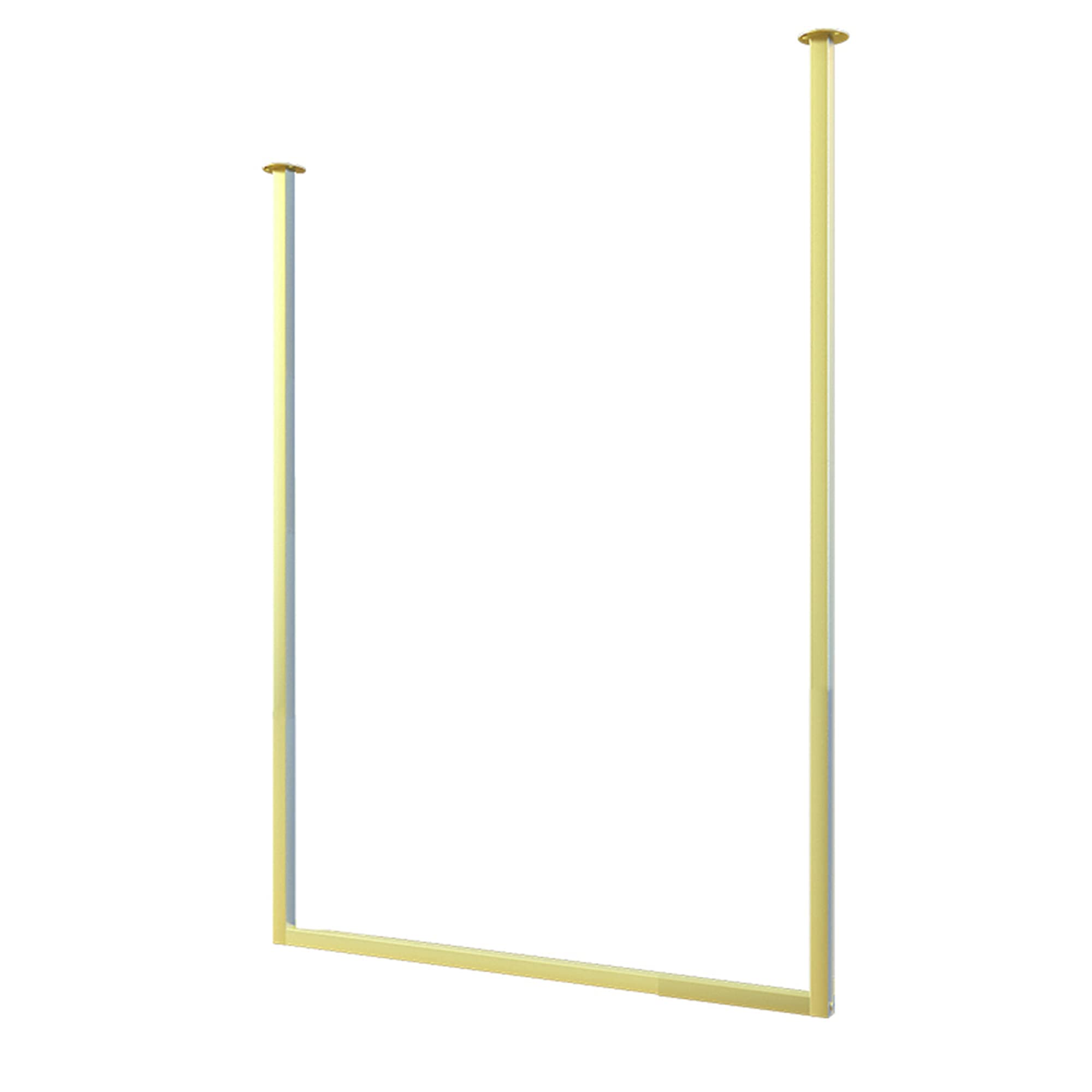JKJZSALJ Wall-Mounted Clothing Store Display Racks,Heavy-Duty Ceiling-Mounted Detachable Clothes Rails,Metal Hangers For Clothing Retail Displays