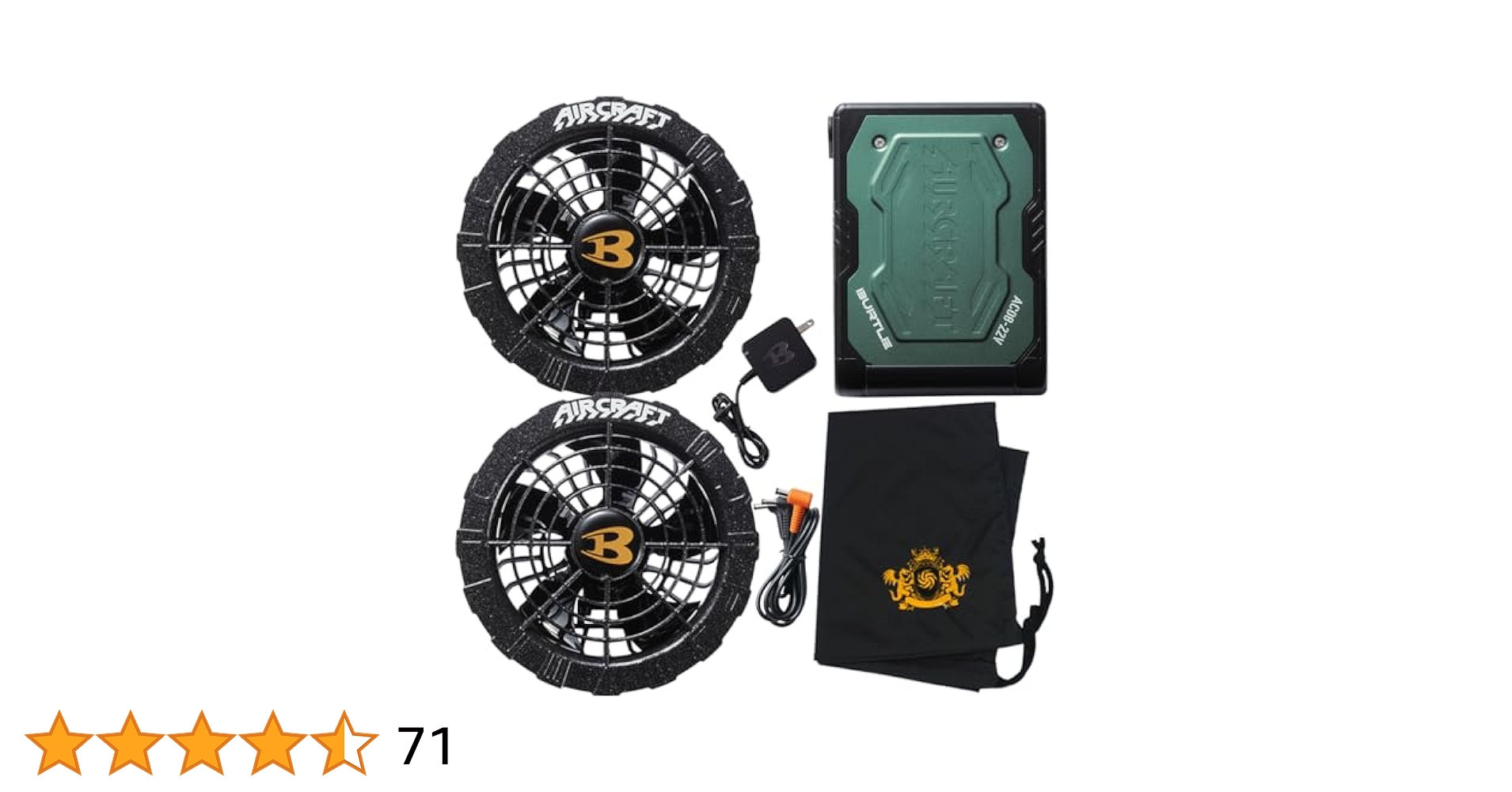 Amazon.co.jp: バートル 2024年 22V BURTLE バッテリー ファン