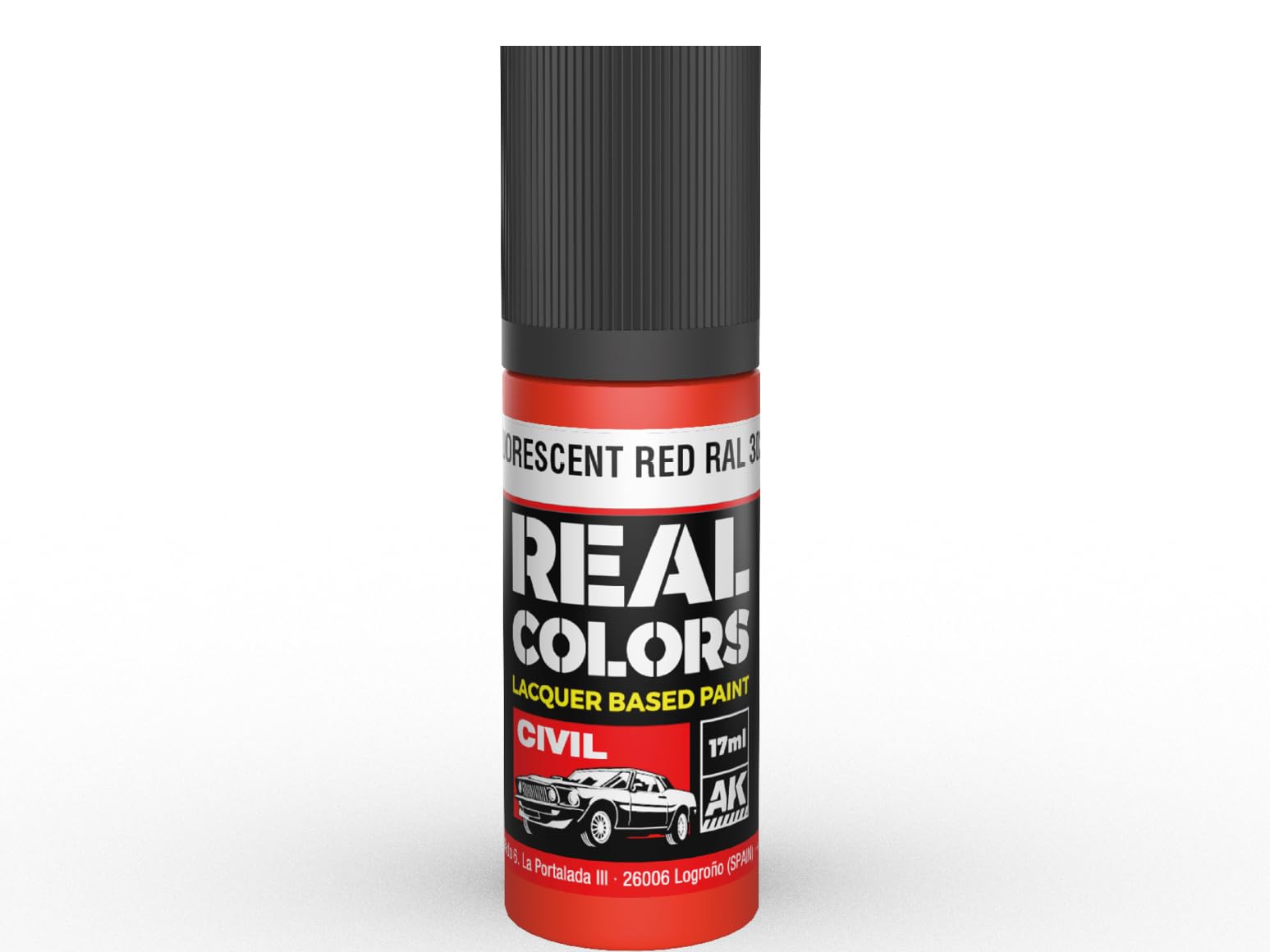 Ak Interactive Red Rc837 Fluorescent Ral 3026 (17Ml) Paint