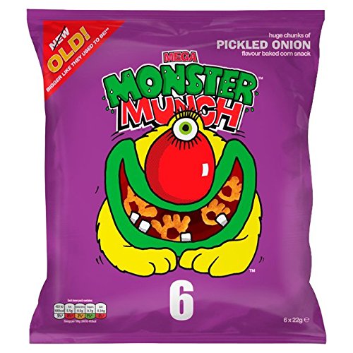 Amazon.com: Walkers Monster Munch Pickled Onion Snacks 6 x 22g