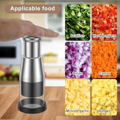Gourmet Slice Deluxe,Gourmet Slice Deluxe Cutter,Gourmet Slicer Deluxe,Garlic Chopper,Gourmetslice Deluxe Cutter Garlic,Garlic Chopper Hand Chopper,Convenient and Durable - Image 6
