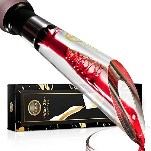Wine Ziz Luxury Wine Aerator Pourer - Premium Aerating Pourer and Decanter Spout