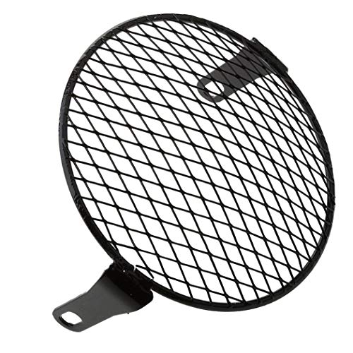 SeaStart - Tapa para Faro de Moto, Soporte de Rejilla de Metal, Accesorio proyector de Moto