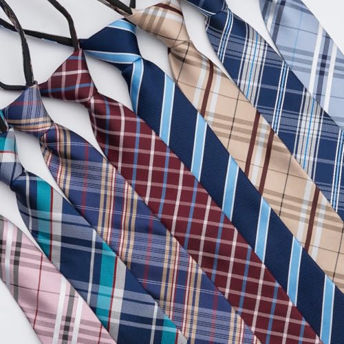 Alizeal Boys 15inch Length Novelty Woven Stripe Neckties for Age 8-144