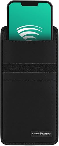 DefenderShield Bolsa Faraday para teléfono celular y escudo de ataque EMP, bolsa completa de protección de datos y privacidad de bloqueo de señal