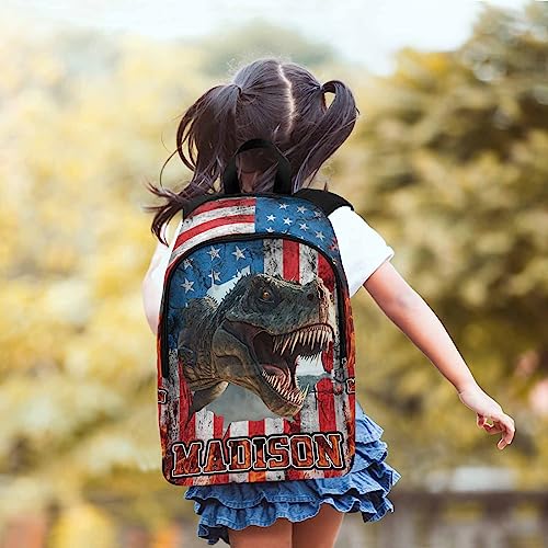 Custom Dinosaur collections Bag Backpack with Name Custom Bag Casual Travel Daypack for Boy3