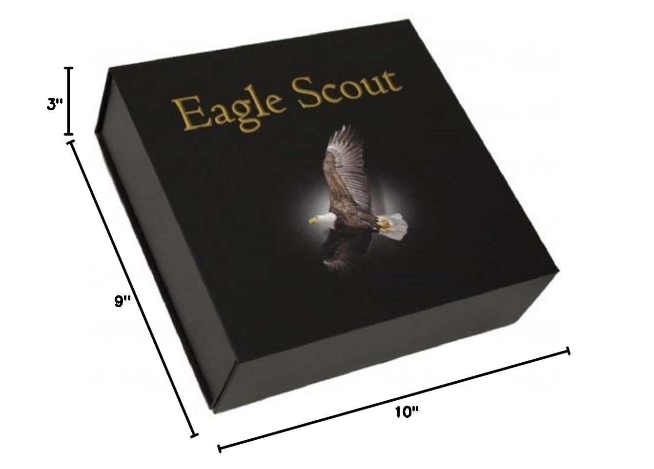 11 Piece Keepsake Box with Signed Book - Eagle Scout Gifts for Court of Honor Ceremony - Dare to Soar Edition Celebration Set with Ornament Pin and Challenge Coin