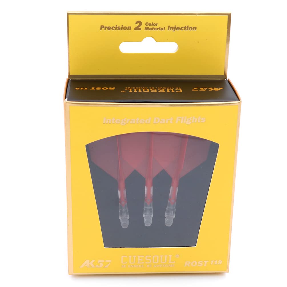 CUESOUL ROST T19 Integrated Dart Shaft and Flights Big Wing Shape,Set of 3 โ image 1