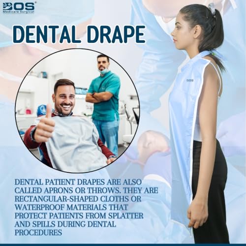 Image of Medical & Dental Patient Drape (Multicolour) | Reusable, Autoclavable, Washable Drapes for Clinic, Hospital, Doctor, Nurse Use | Reversible & Easy to Clean Fabric Sheet
