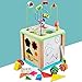 Infant Maze Spielzeug Aktivität Cube Bildung Holz Game Cube Kurz Bead Maze Lernen Baby Lernspielzeug Wulstige Abacus pädagogisches Spielzeug ( Farbe : Multi-colored , Size : Free size )