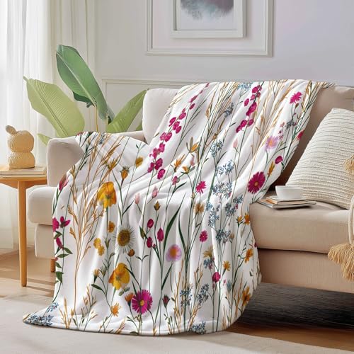 Jeté de canapé ou lit 150 x 200cm couverture douce et chaude rose - 2