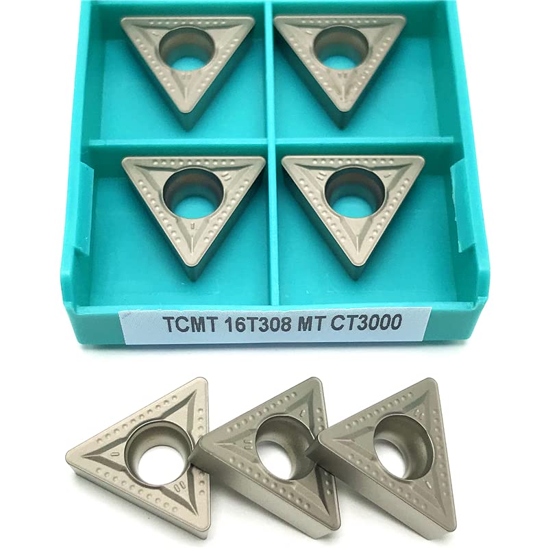 Juego de 10 insertos de corte TCMT16T304/TCMT16T308 MT CT3000 miniatura 2