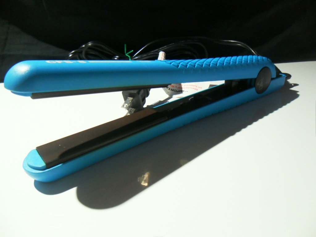 (USED) Evalectric Cfs-8 OCEAN BLUE Professional Hair Flat Iron (NO BOX) 460ºF