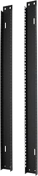 Rockville RAIL18U 18U Reversible Rack Rails with M5 Circle/Square Holes