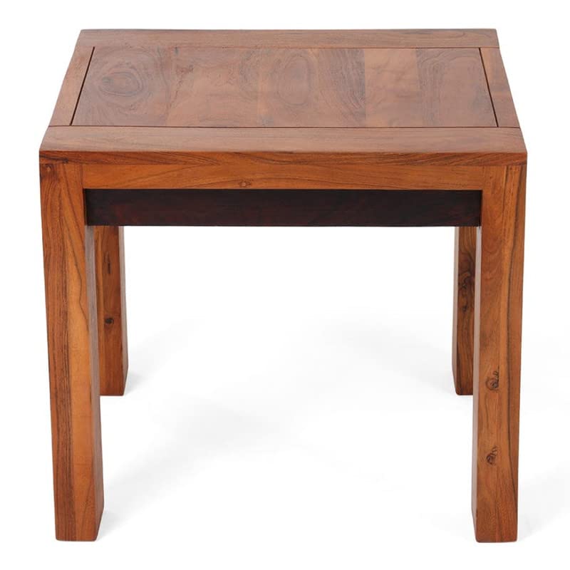 Homes r us Sweden Side Table, Honey Brown