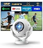 Magcubic Proiettore Portatile 4K, Android 14 con WiFi 6 e BT 5.4