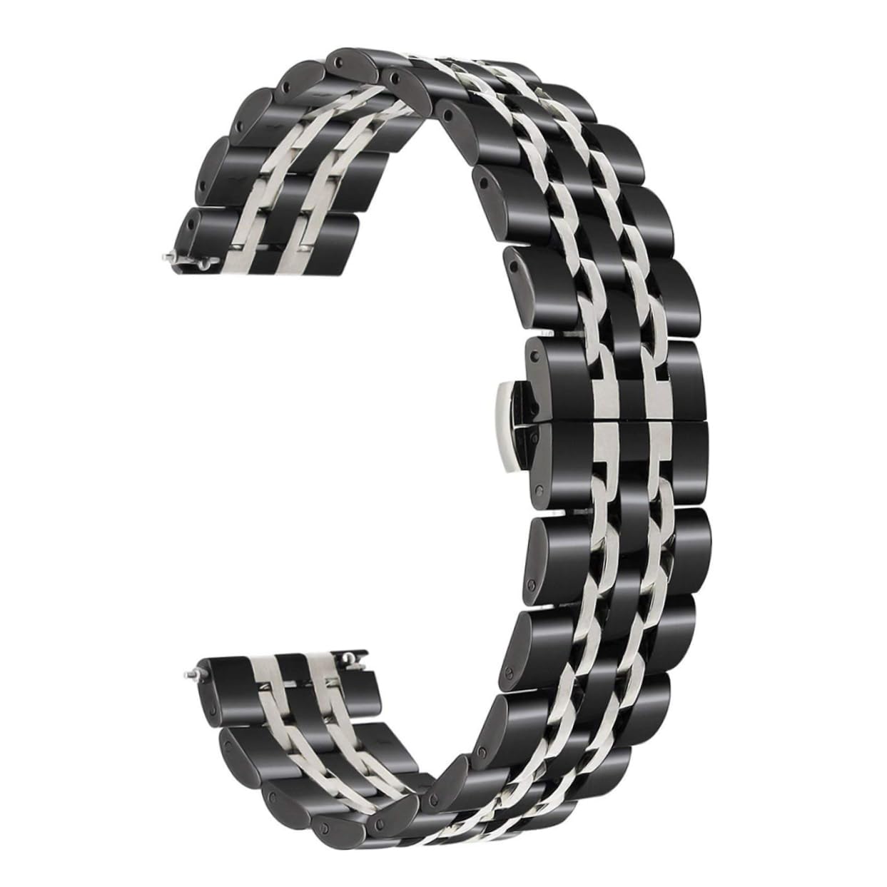 Artibetter 3 Piezas correa de reloj de acero inoxidable correa de reloj inteligente correas de cuentas engranaje correas de reloj correa de reloj de moda reemplazo de correa de reloj