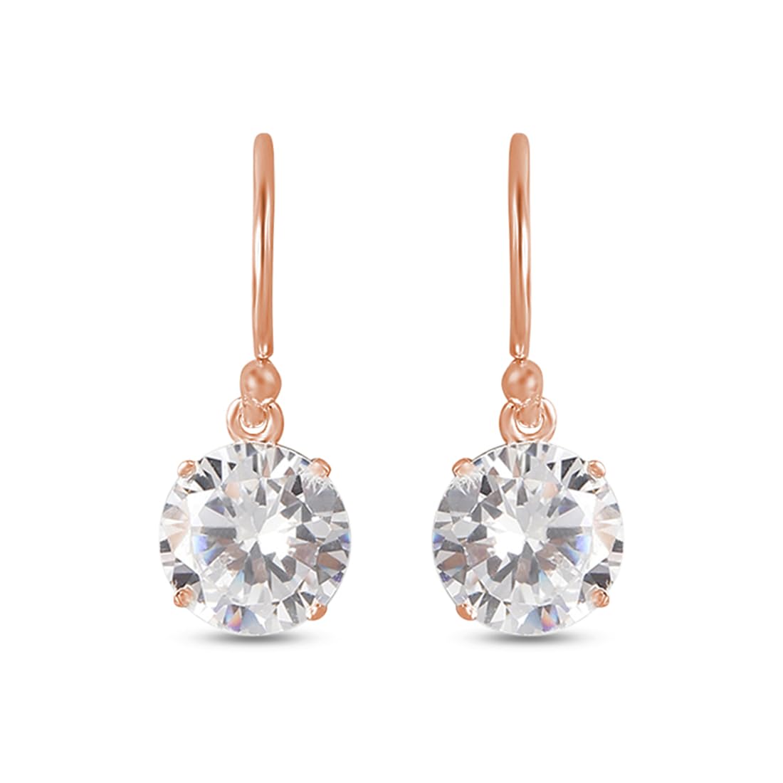See full amazon price history chart for ZAVYA 925 Sterling Silver Cubic Zirconia Solitaire Rose Gold Plating Dangle Earrings | | Gift for Women and Girls | With Certificate of Authenticity and 925 Hallmark ZAVYA 925 Sterling Silver Cubic Zirconia Solitaire Rose Gold Plating Dangle Earrings | | Gift for Women and Girls | With Certificate of Authenticity and 925 Hallmark (B0CWDGP8B8) Amazon Price History, Amazon Price Tracker
