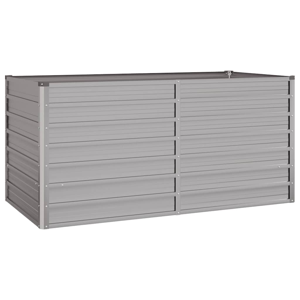 Podwyższona donica ogrodowa rdzawa 160x80x77 cm stal kortenowska na warzywa zioła kwiaty podniesiony grządek balkon taras