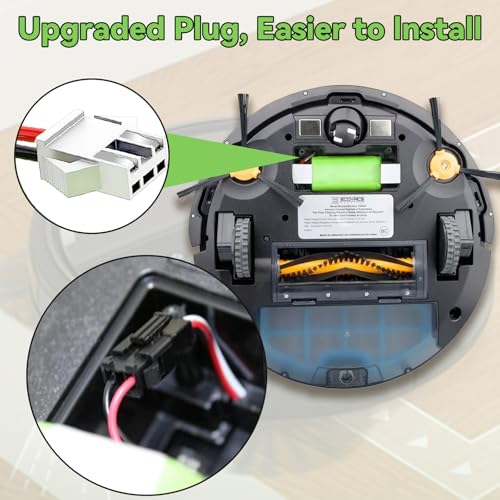 Image of Upgraded 5000mAh 14.4v Li-ion Replacement for Ecovacs Deebot N79 N79S N79W deebot 500 DN622 DN622.11 Compatible with Eufy RoboVac 11 11C 11S MAX 12 15C 15T 25C 30 30C 35C G10 R500+ Etc. Robot Vacuum