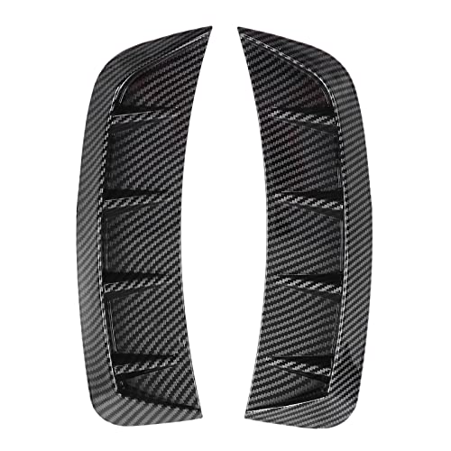 Aile latérale, pare-chocs avant marqueur latéral aile d'air garniture de couverture de ventilation Style Fiber de carbone accessoires extérieurs de voiture universels