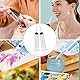 4 Stück Dental Spritzen 12 ml Dental Spritze Transparent Kunststoff mit gekrümmter Spitze und Maßnahme für Oral Dental Care Reinigung