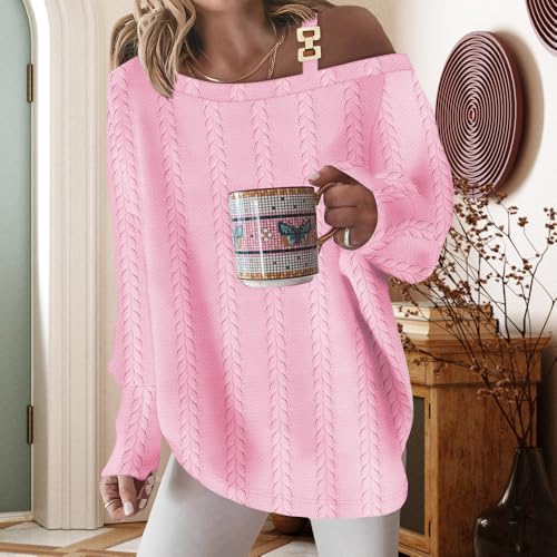 Womens Oversized Sweater Batwing Long Sleeve Crochet Hollow Out Pullover Knit Sweaters Jumper Tops Plus Size2