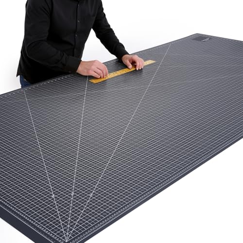Self Healing Cutting Mat Extra Large 47x94 Black and White