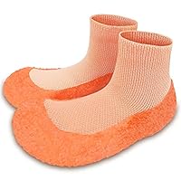 Dream Bridge Kids Sherpa Fleece Slippers with Anti-Slip Sole for Boys Girls