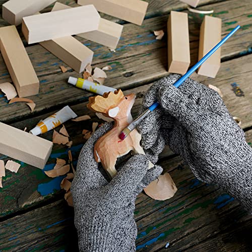 Image of Basswood Carving Blocks, 16PCS Whittling Wood Blocks Kit with 2 Different Sizes, Easy to Use, for Kids and Adults