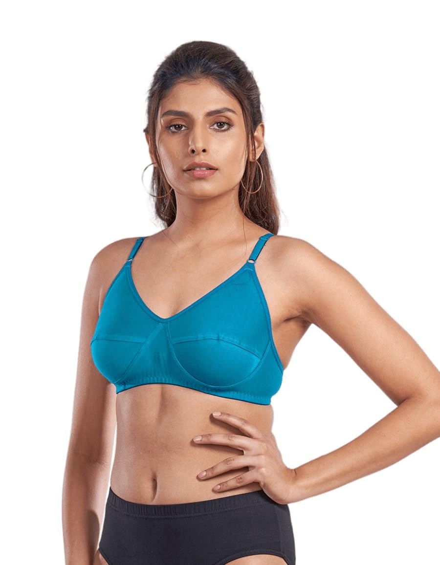 poomex Cotton Bra for Girls and Women's - (Pack of 5) (Multicolour)-picture-40
