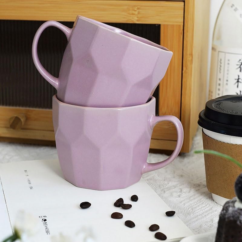 Patterned Ceramic Cup Breakfast Coffee Milk Water Dining Room Household Use Cups