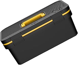 DOITOOL Caixa recipientes de plástico ferramentas automotivas ferramentas de carro recipiente caixa de ferramentas organizador de ferramentas para carro ferramentas multiuso caixa ferramentas caixa ferramentas baú recipiente de armazenamento alça de alta capacidade