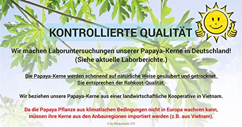 ERASVITAL Papaya pitten 250g Papaya zaden LET OP! Geen hybride zaden daarom ZEER INTENSIVER natuurlijke bittere smaak… - Image 4
