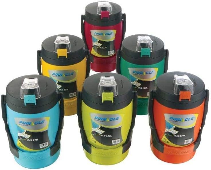 Pinnacle 85oz Insulated Water Jug - Reusable, Leakproof, Sky Blue - Portable Water Bottle for Camping, Picnics, Hiking - BPA Free, Double Wall Foam Insulation