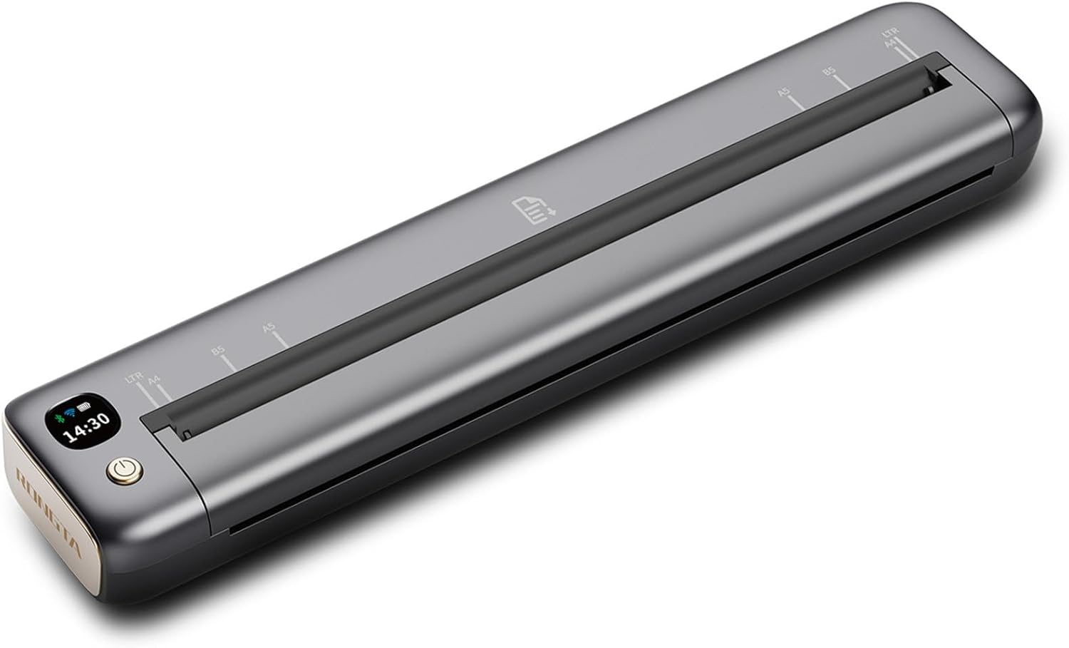 Rongta Portable Printer, Bluetooth Inkless Thermal Printer Wireless for Travel, Compatible with Android iOS Phone & Laptop, Supports 8.5