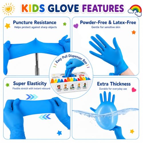 Kids Disposable Nitrile Gloves - image 2