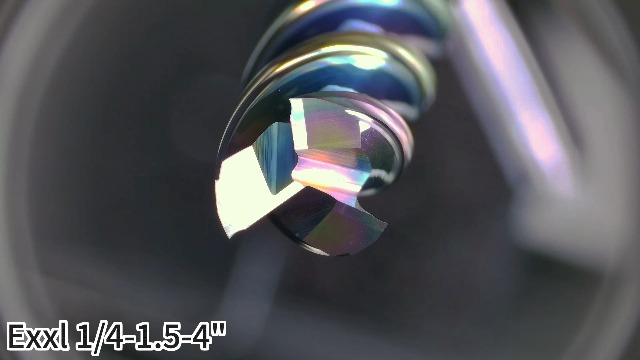 Image of Tools 1 /4 inch Extra Long Carbide Square End Mill for Aluminum, Copper Alloy, Plastic, 4 inch Overall Length End Mill Bits, 3 Flute HRC 62 Deg DLC Coating, CNC Router Bits 1 /4 Shank (1 /4-4 inch 2PCS)